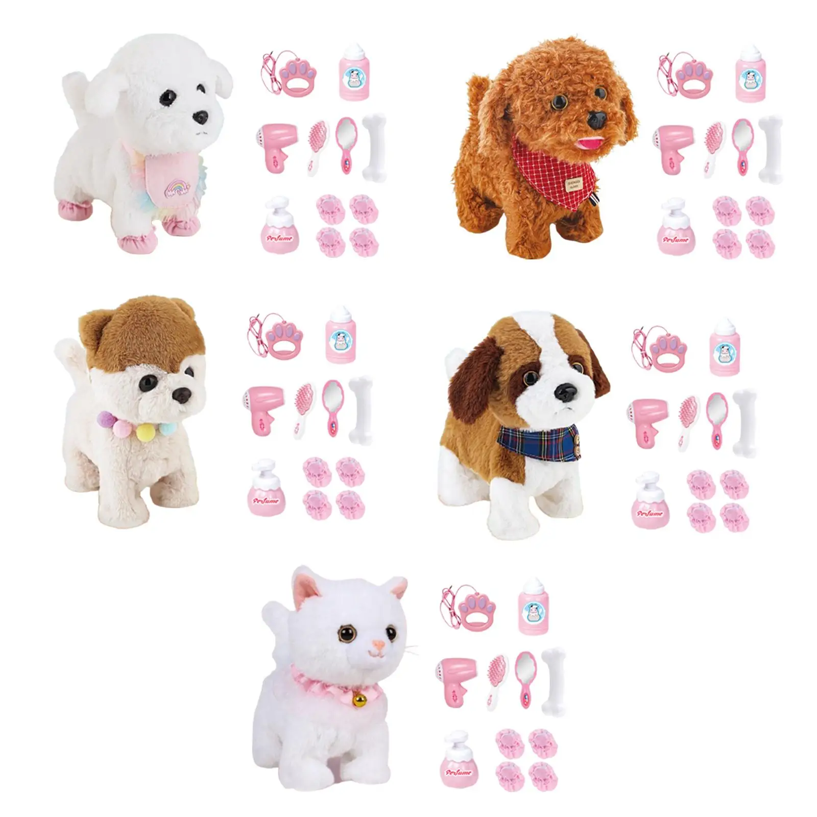 

Electric Plush Toy Walking Plush Puppy Toy for Age 3-6 Year Old Boys Girls