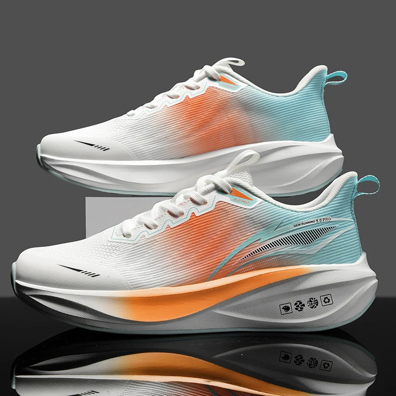 

unisex sports shoes casual comfortable four season fashion wear-resistant light breathable thick soled running leisure sneakers