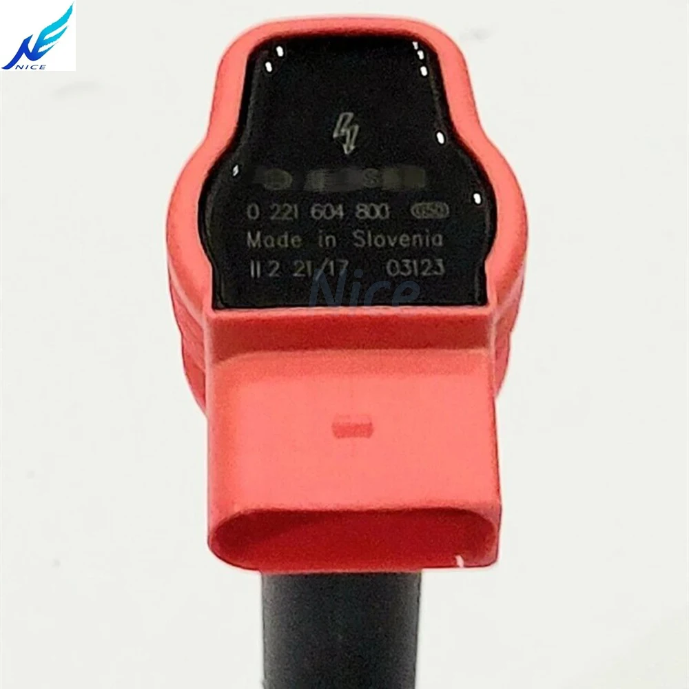 4 Pieces /6 Pieces NEW BOSC-H RED IGNITION COIL V-W Touareg Aud-i A4 S5 R8 A8 4.2 FSI 0221604800 06E905115G