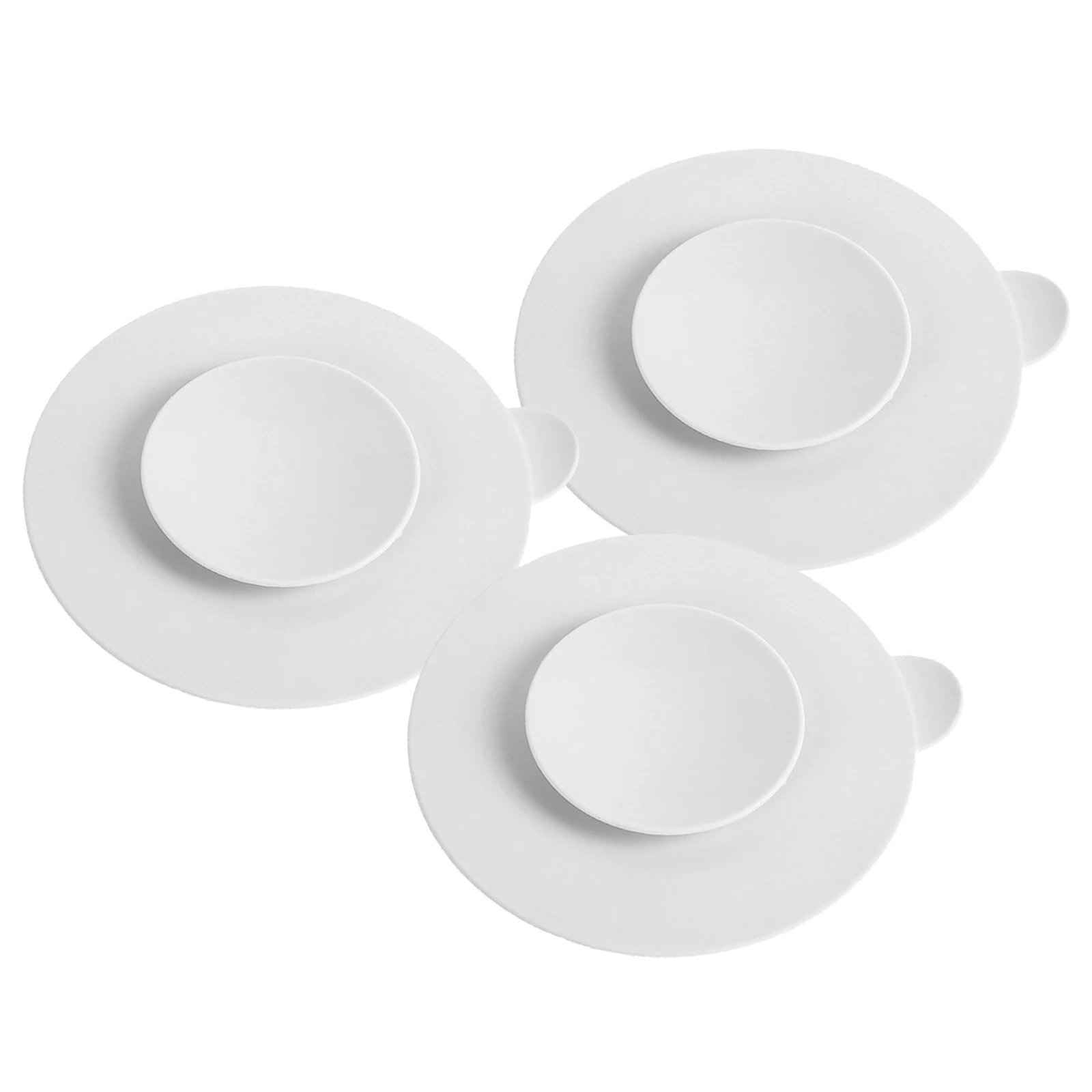

3Pcs Suction Silicone Baby Bowl Mats Non Slip Feeding Tableware Pads Baby Eating Place Mats Tableware Pads Cutlery Suckers