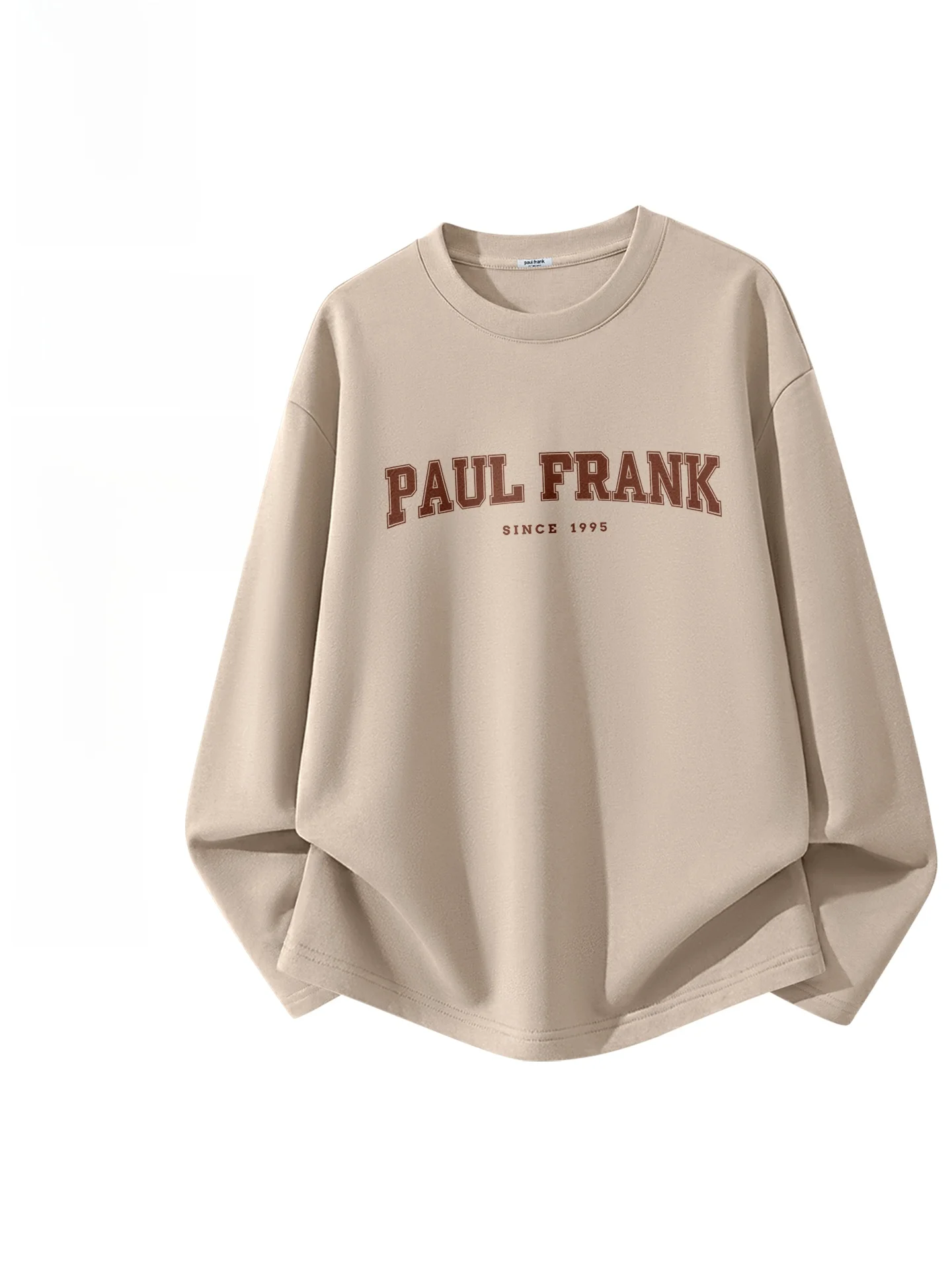 

Мужская хлопковая футболка с длинным рукавом в стиле ретро с американским буквенным принтом, новинка весны, свободный крой, удобная повседневная модель