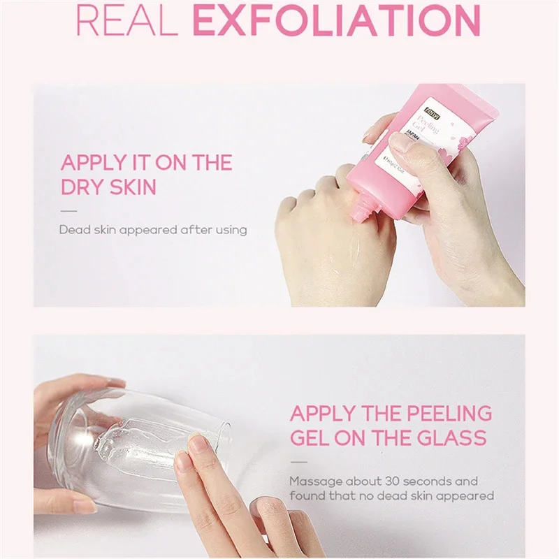 60g Gezicht Exfoliërende Gel Huidverzorging Whitening Moisturizer Reparatie Facial Scrub Cleanser Acne Mee-eter Behandeling Verwijderen Gezichtscrème