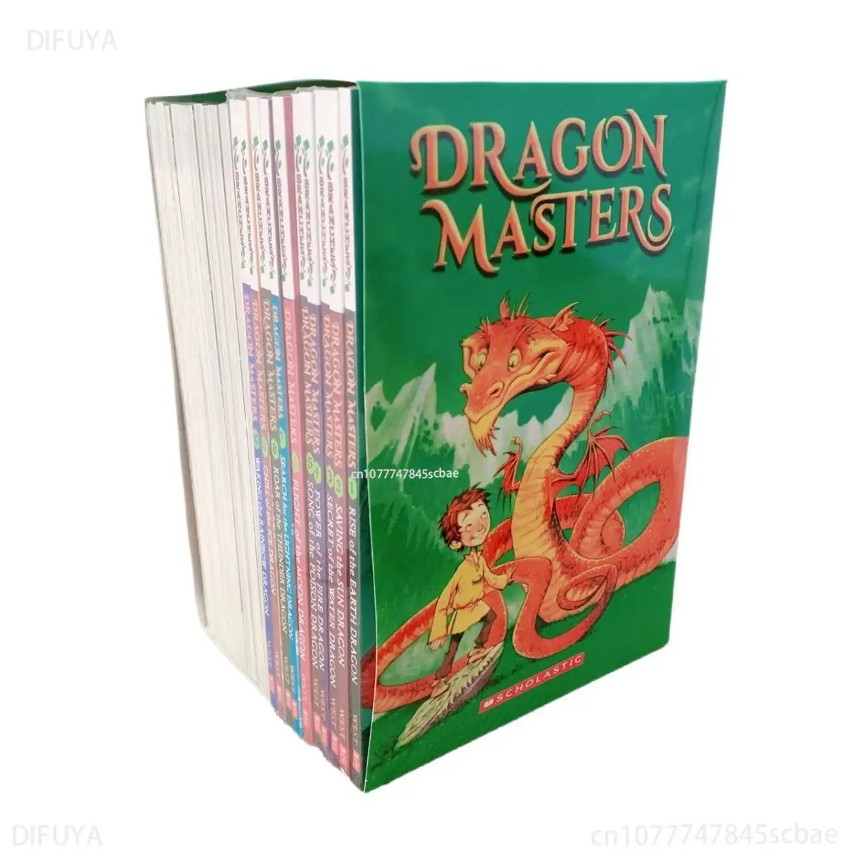 20 Pcs/Set Dragon Masters Children Books Kids English Reading Story Book Chapter Book Novels for 5-12 Years English Books Livros