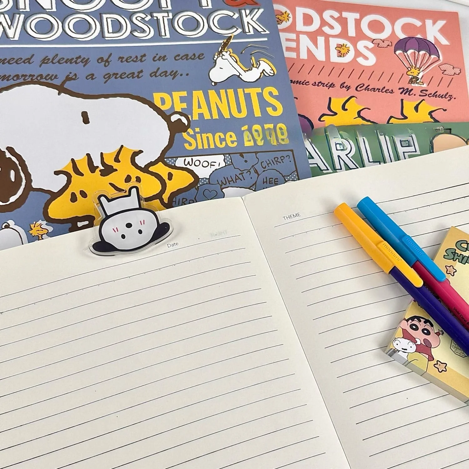 Retro Snoopy B5 Notebooks Charlie Brown Woodstock Workbook Anime Notepads Cute Cartoon Weekly Planner Writing Paper Girls Gift