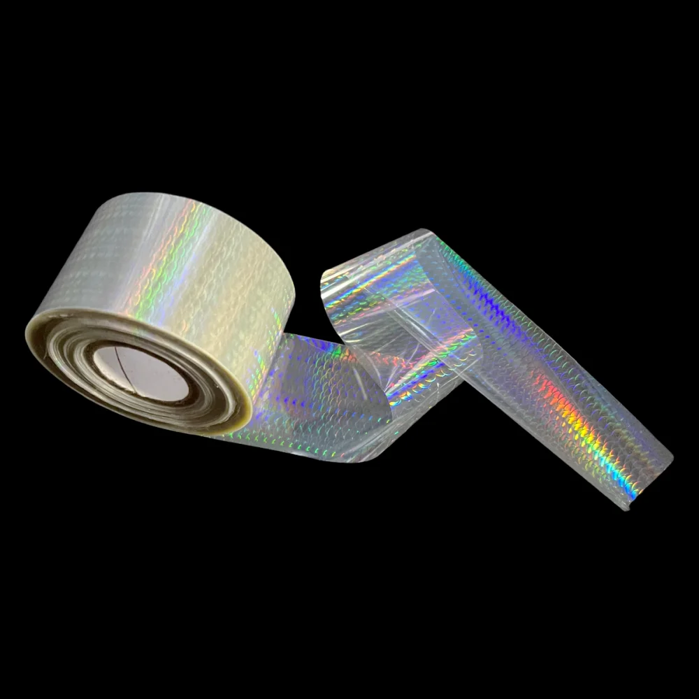 Hot Stamping Fishing Lure Transfer Foil Transparent Wrapping Film Jig Bait Holographic Reflective DIY Coating Paper Primer Make