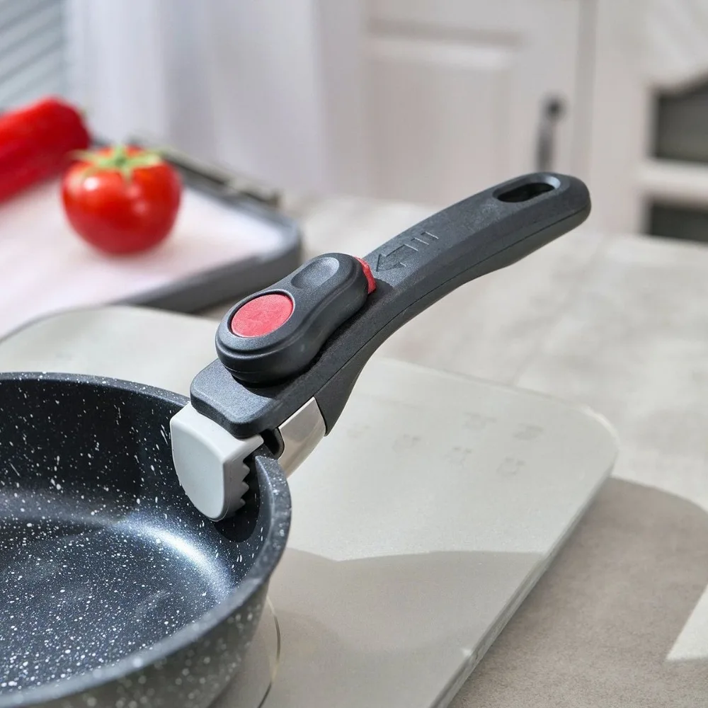 Detachable Removable Pan Handle Anti-Scalding Ergonomic Pan Gripper Knob style Removable Detachable Frying Pan Handle Stockpot