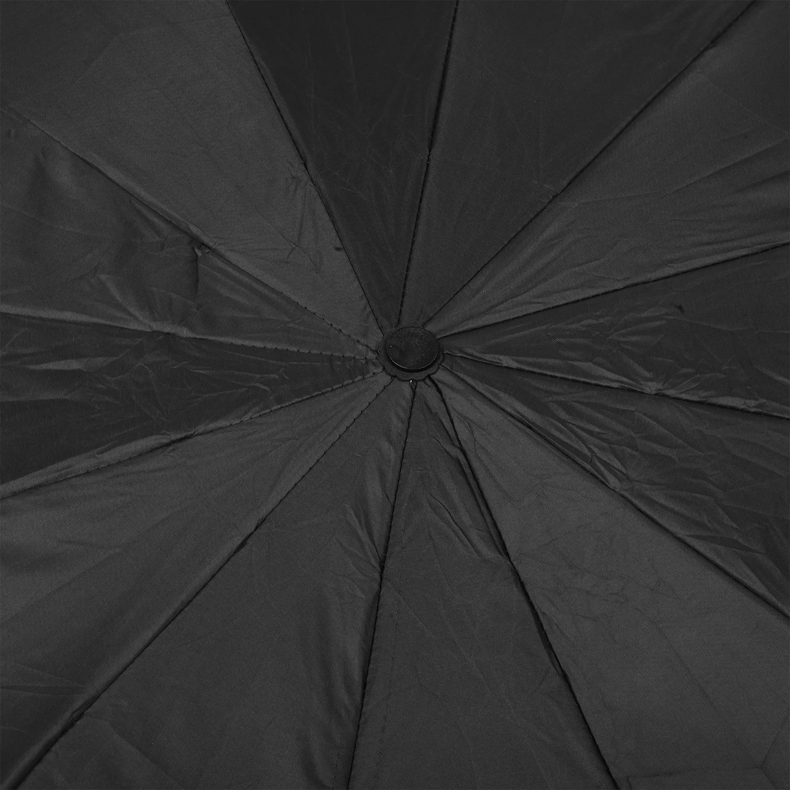 

130Cm Oversize Foldable Black Rain Umbrella Thickened Manual Windproof Large Canopy For Multi Person Outdoor Storm Protection