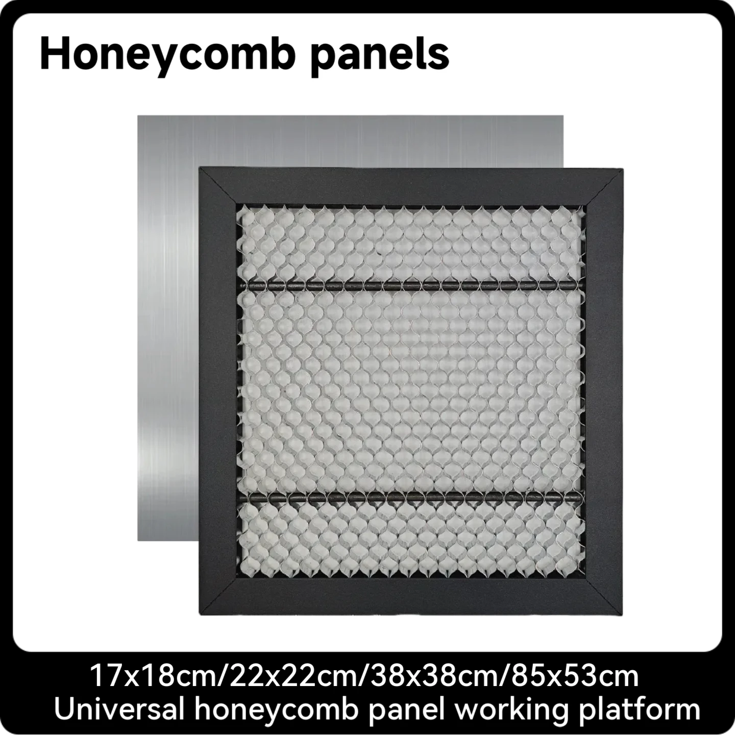 

Высококачественная универсальная сотовая рабочая платформа для лазерной гравировки (17x18 см/22x22 см/38x38 см/85x53 см)