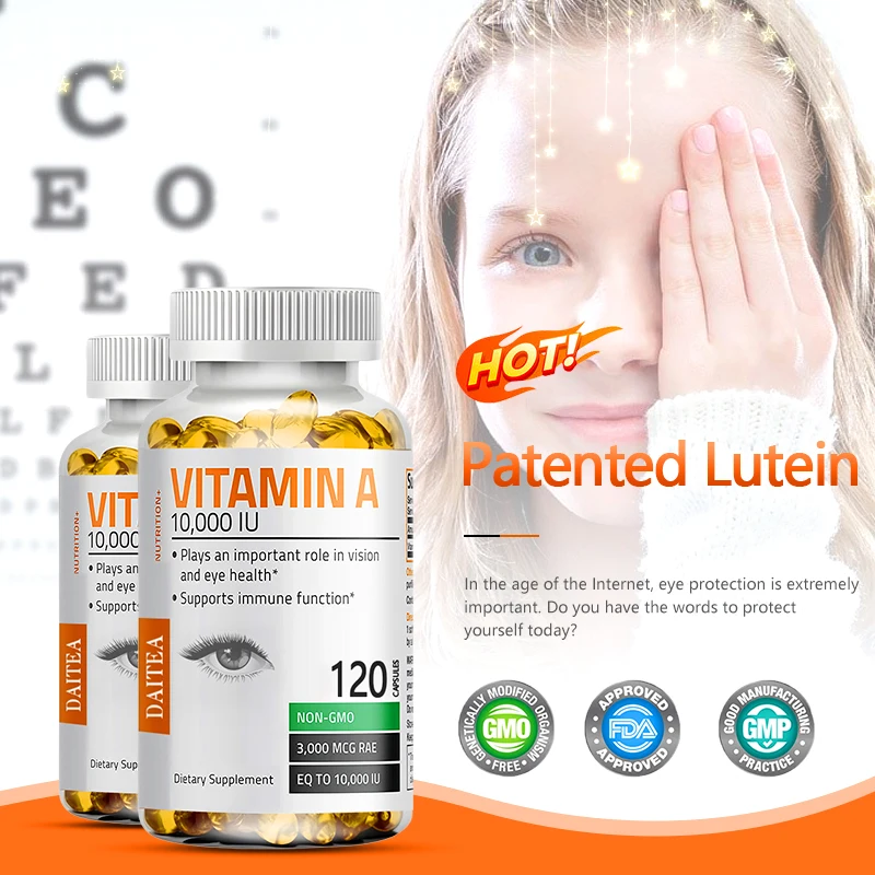 Supplement Vitamin A, Improve Vision, Resist Fatigue, Brighten Eyes, Increase Eye Nutrition, and Improve Clarity