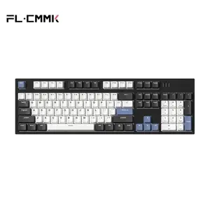 Fl・esports-フルキー有線メカニカルキーボード、87キー、ホットスワップrgbキーボード 、kailhスイッチ、pbtキーキャップ、ゲーム、オフィス機器、fl980 - AliExpress