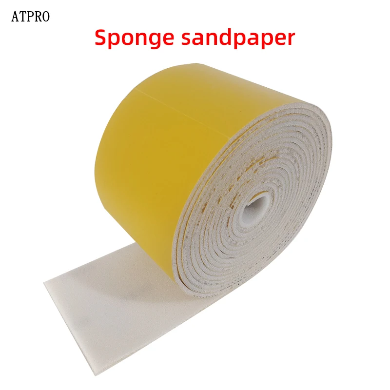 

Sponge Sandpaper Roll Flexible Polishing Sand Block Automotive Industry Grinding Sand Leather Hand Sanding Cotton Polishing