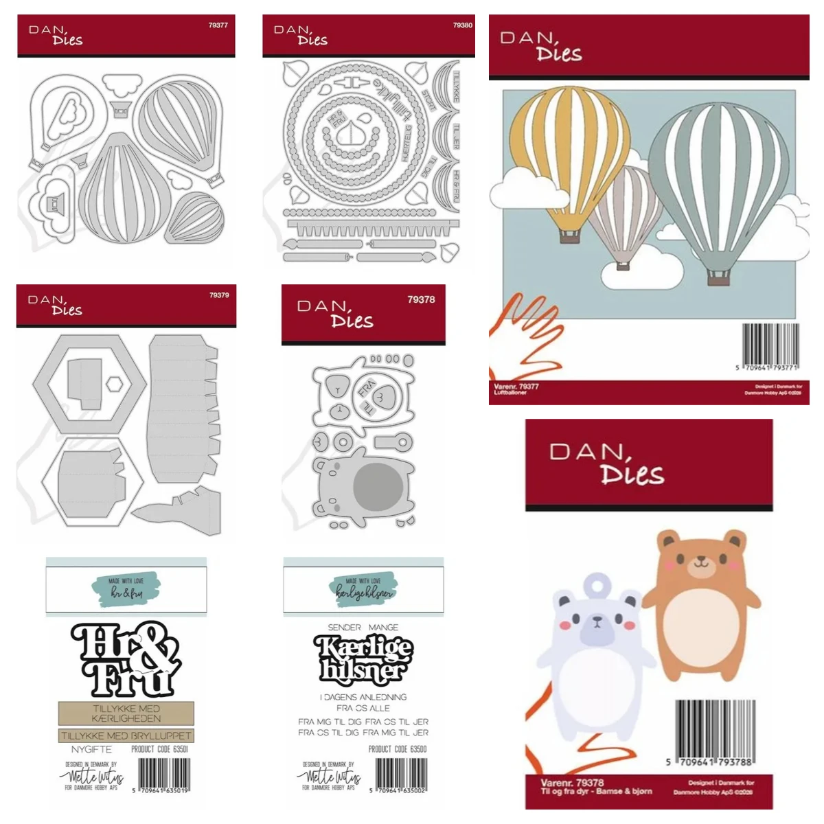 

Round Gift Box from & for Animals Balloons Metal Cutting Dies for DIY Scrapbook Handmade Dan/ Mw Made with Love April 2026 New
