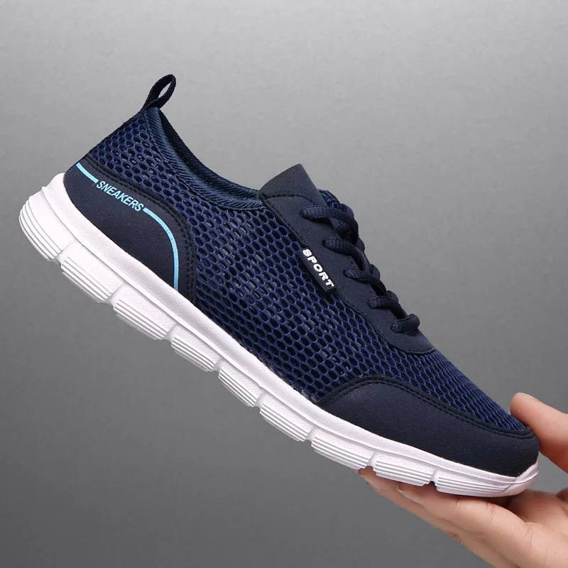 Men Casual Shoes Breathable Outdoor Mesh Light Sneakers Male Fashion Casual Shoes 2022 New Comfortable Casual Footwear Men Shoes