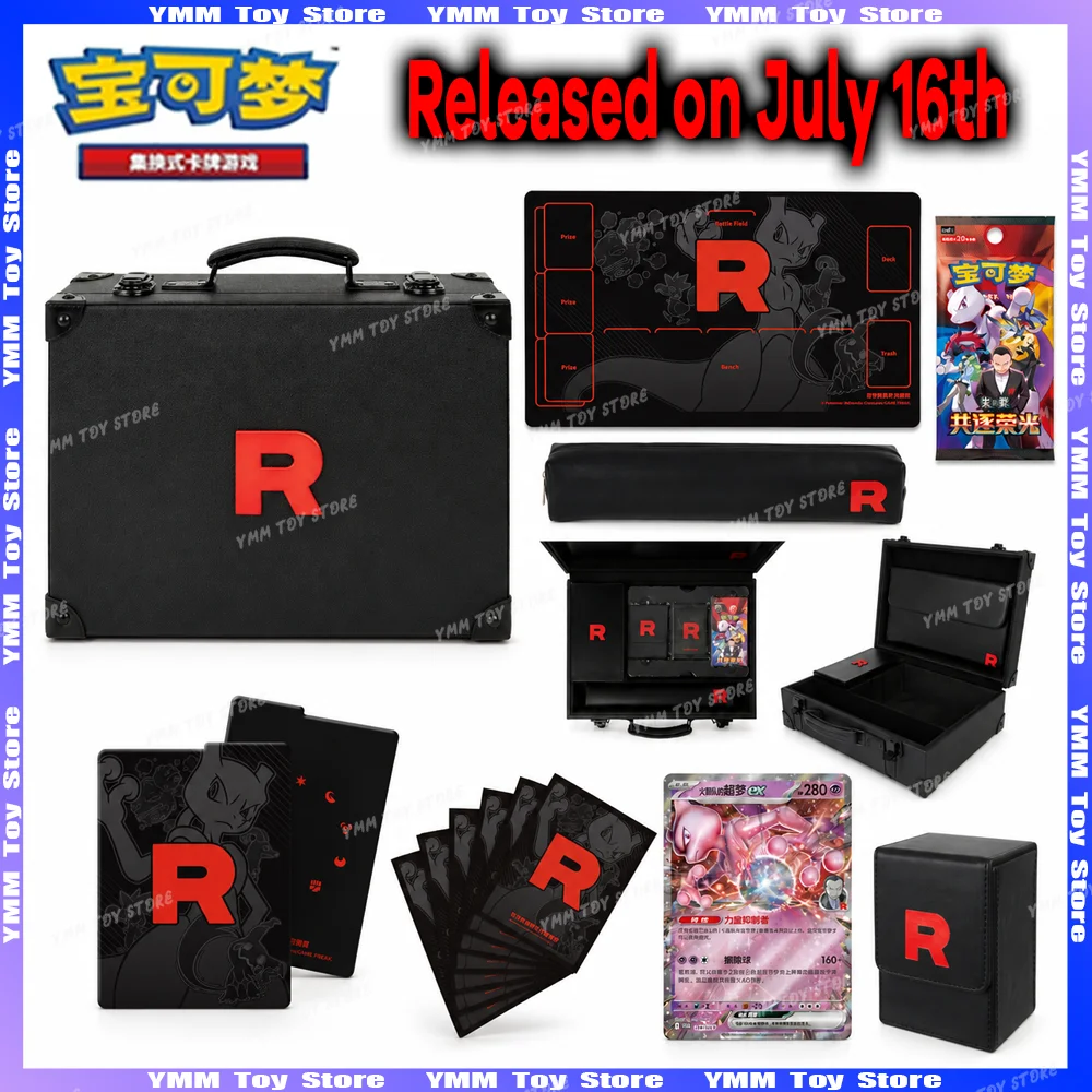 In Stock Original Pokemon CSV10.0C Rocket Team's Grand Vision Exclusive Gift Box SV18.0 Suitcase Simplified Chinese PTCG Cards