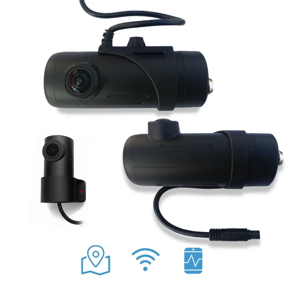 w001 4G 1080P  two-channel high-definition driving recorder with AI function, maximum 512G storage card,Applicable to CMS