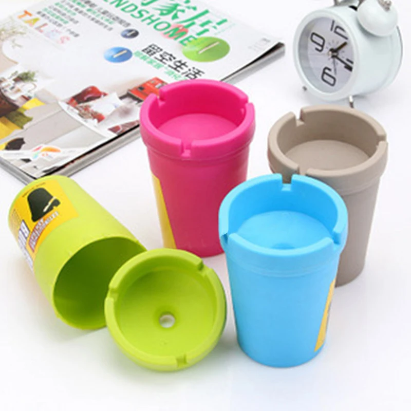 1 Pc Car Ashtray Portable Ashtray Cup Large Capacity 5 Colors for Mercedes-Benz Durable Plastic Smoke Cup Holder