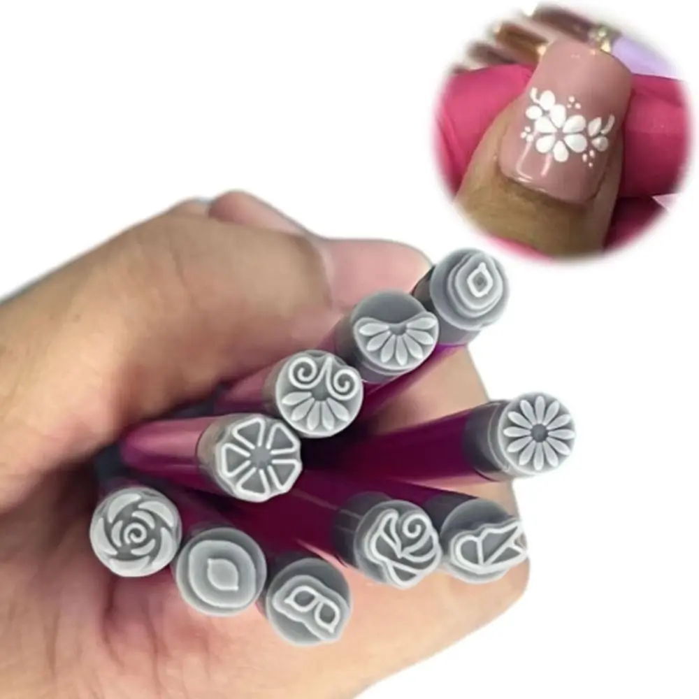 

15/20/30pcs Nail Art Dotting Brush Nail Art Stamp Pen Set Flower Painting Drawing Durable Nail Decoration Tool Manicure Tools