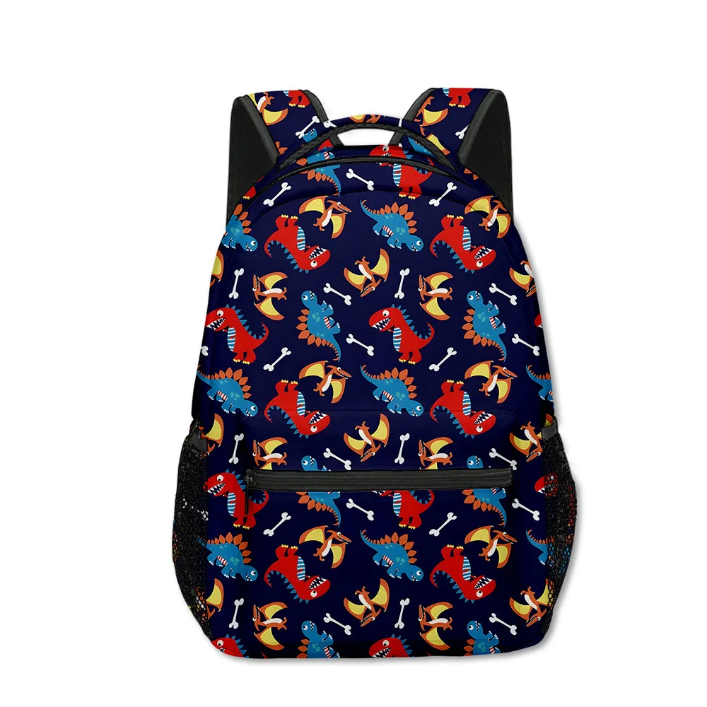 

Hip Hop Kpop Youthful Novelty School Bags Unisex dinosaur Travel Bags 3D Print Oxford Waterproof Notebook Shoulder Backpacks