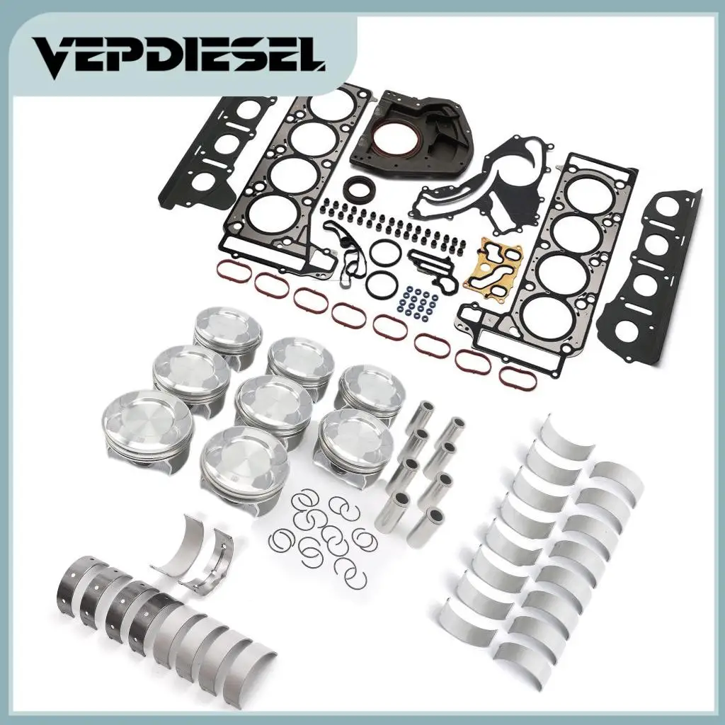 2780302317 Engine Pistons Gaskets Bearing Shells Overhaul Kit For Mercedes E550 S500 SL550 W212 W166 X166 M278 4.6T 4.7T V8