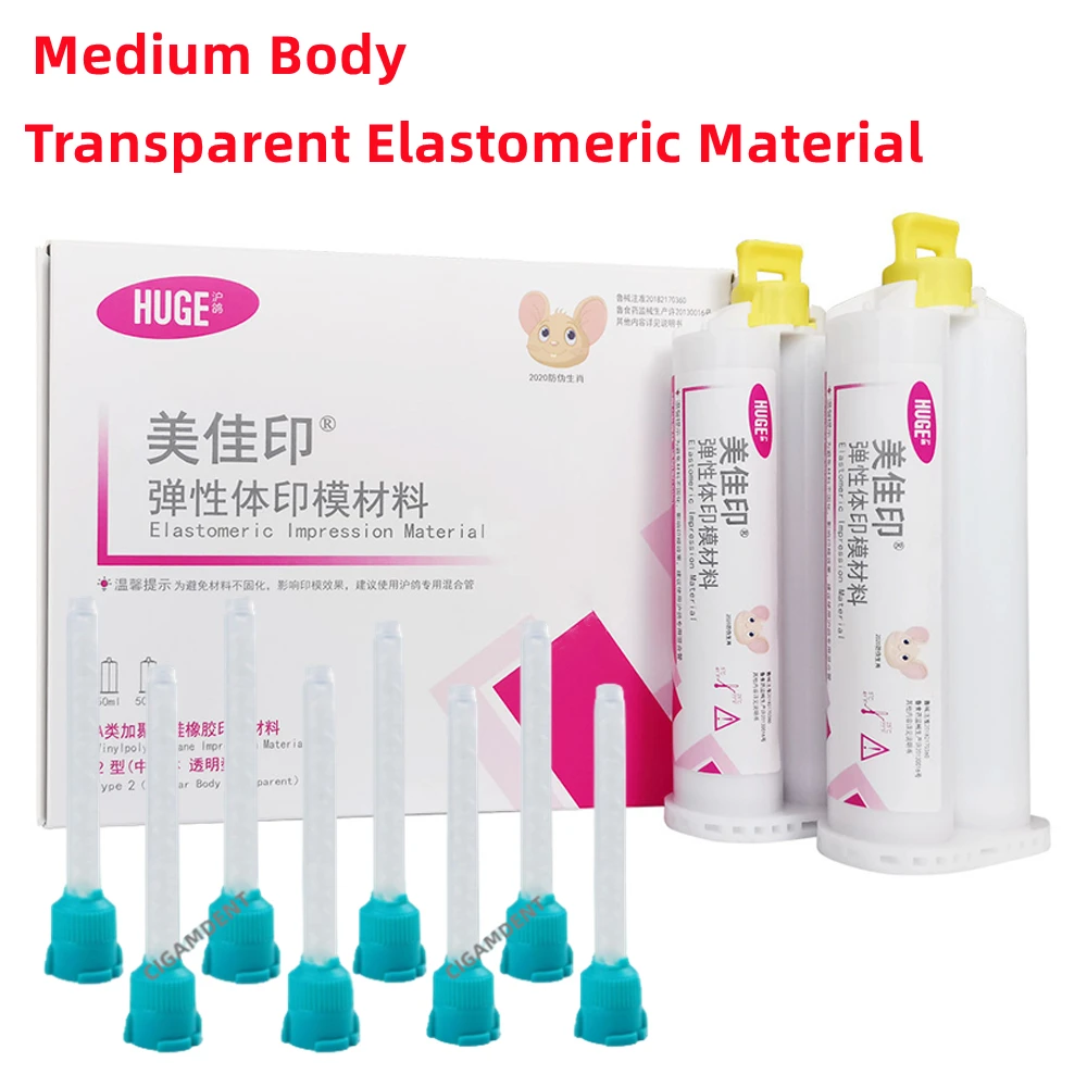 

Dental Transparent Silicone Impression Den Clear Medium Body Silicone Rubber Material