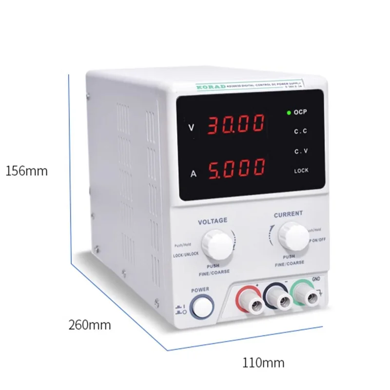 KORAD KD3005D KD3003D Laboratory DC Switching Linear Power Supply Adjustable 30V 5A 3A Voltage Regulator 0.01V/0.001A