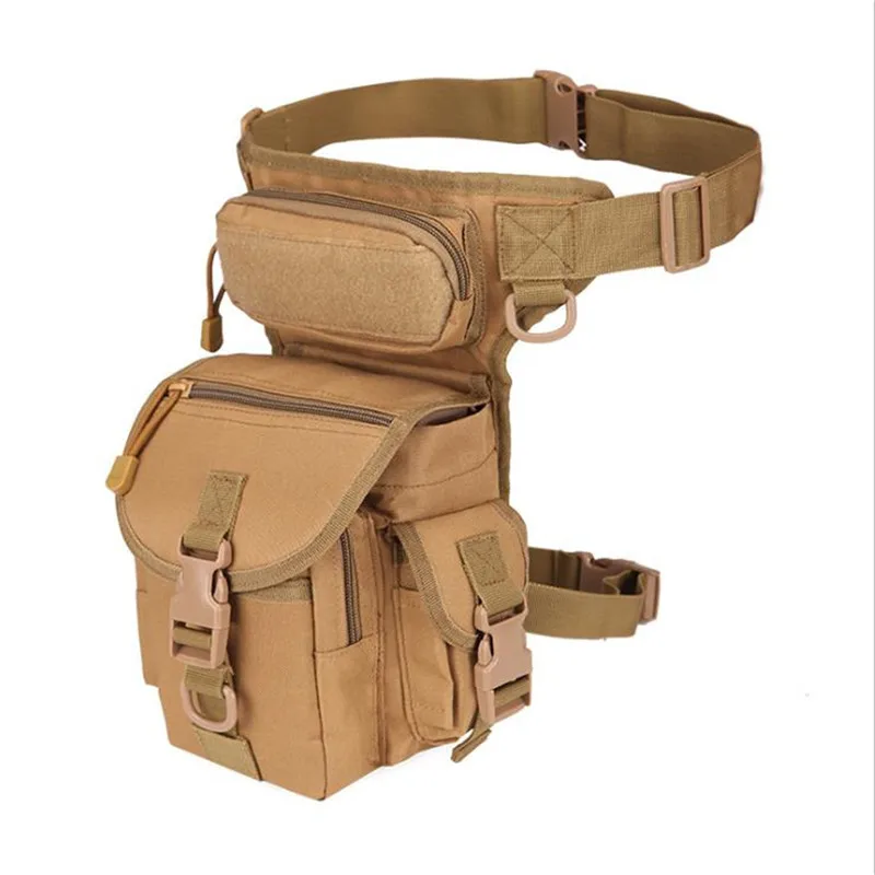 Military Waist Fanny Pack Weapons Tactics Ride Leg Bag For Men Waterproof Drop Utility Thigh Pouch Multi-Purpose Hip Belt