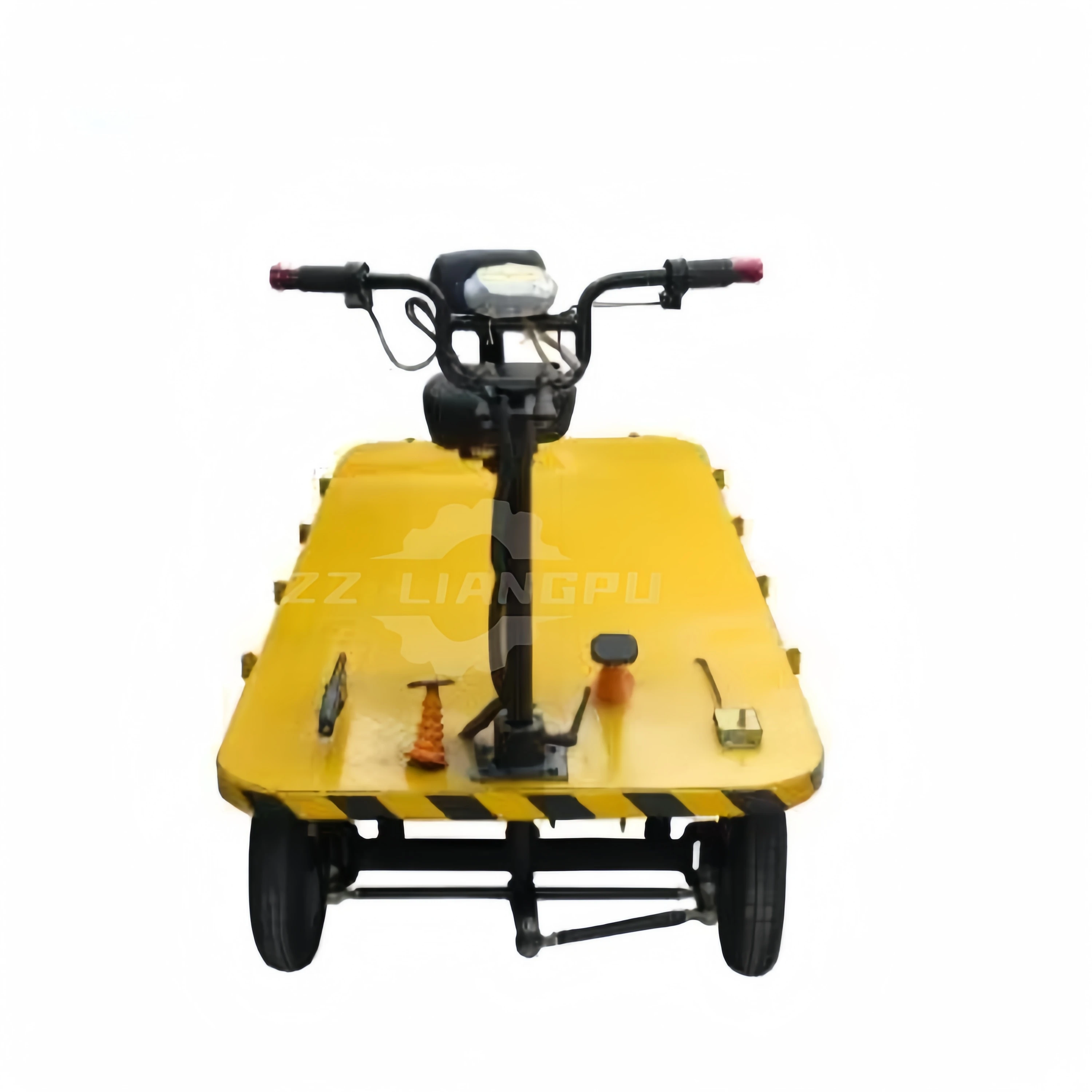 

Electric 1000kg Load Electric Platform Cargo Carrier Trolley Heavy Loading Transport Cart Moving Carts With 4 Wheels For Load