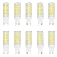 10pcs G9 LED Bulb 7W 9W 12W 15W 18W Dimmable Lamp Ceramic Light Bulb Replace 50W Halogen Lamps for Home 110/220V