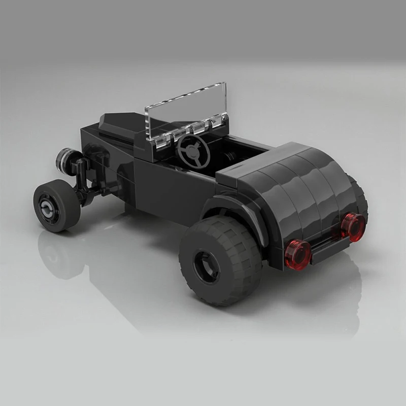 Speed Racing Car Model MOC Building Bricks Retro Formula Racing Modular Technology Holiday Gifts Assemble Toys Suit Ideal Gift