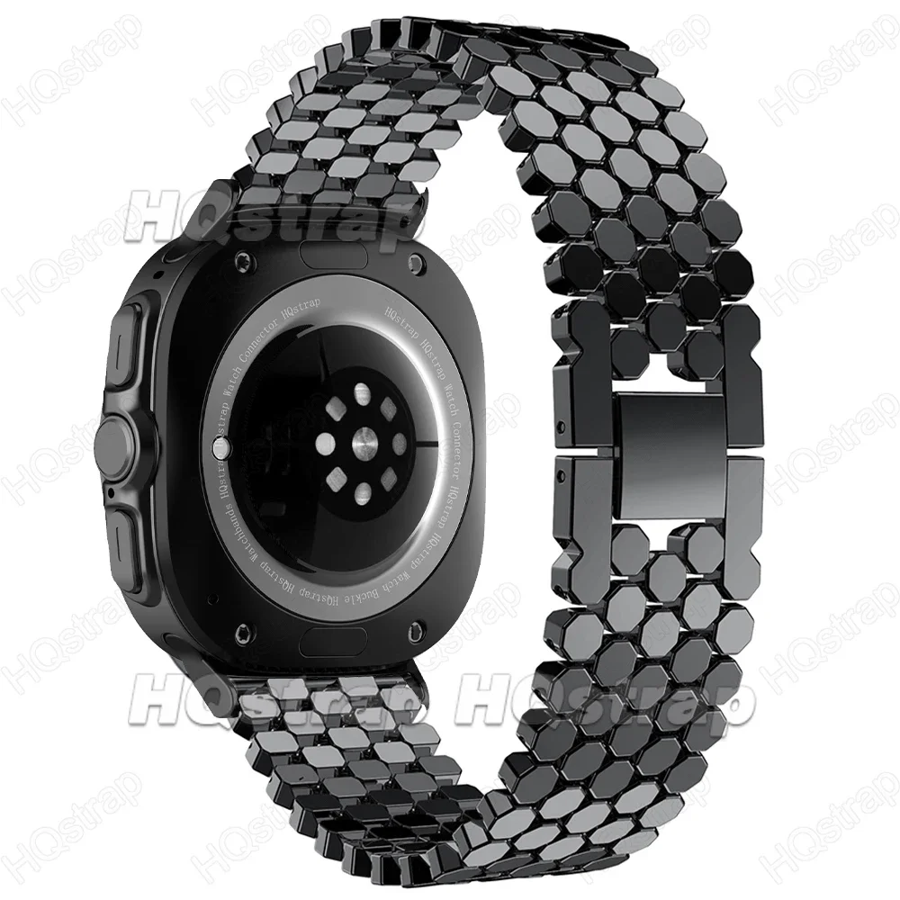 Metal Strap for Samsung Galaxy Watch 7 Ultra 47mm Band Watchband for Samsung Watch Ultra Silver Black Bracelet Accessories