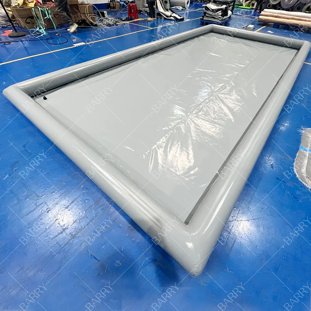 

Factory Wholesale PVC Truck Inflatable Car Clean Pad PVC Portable Inflatable Car Wash Containment Mat