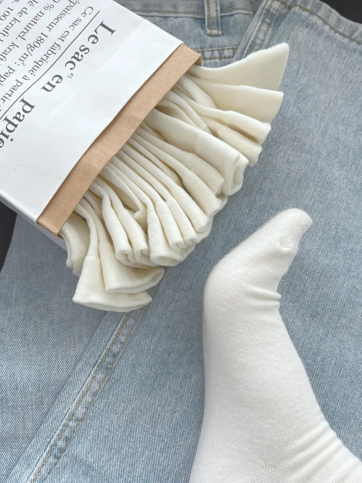 5 أزواج من الجوارب النسائية الصلبة متعددة الاستخدامات وصديقة للبشرة وبسيطة بعد الولادة #1