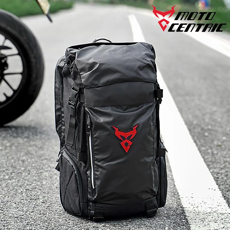 

Motorcycle Tail Bag Multifunction Waterproof Motorcycle Rear Seat Bags High Capacity Motorcycle Rider Backpack Moto Helmet bag