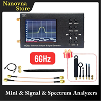 Nanovna SA6 6GHz Portable SA6 Spectrum Analyzer Signal Generator 3.2 inch Touch Screen 35~6200 MHz RF Input PC Control Battery