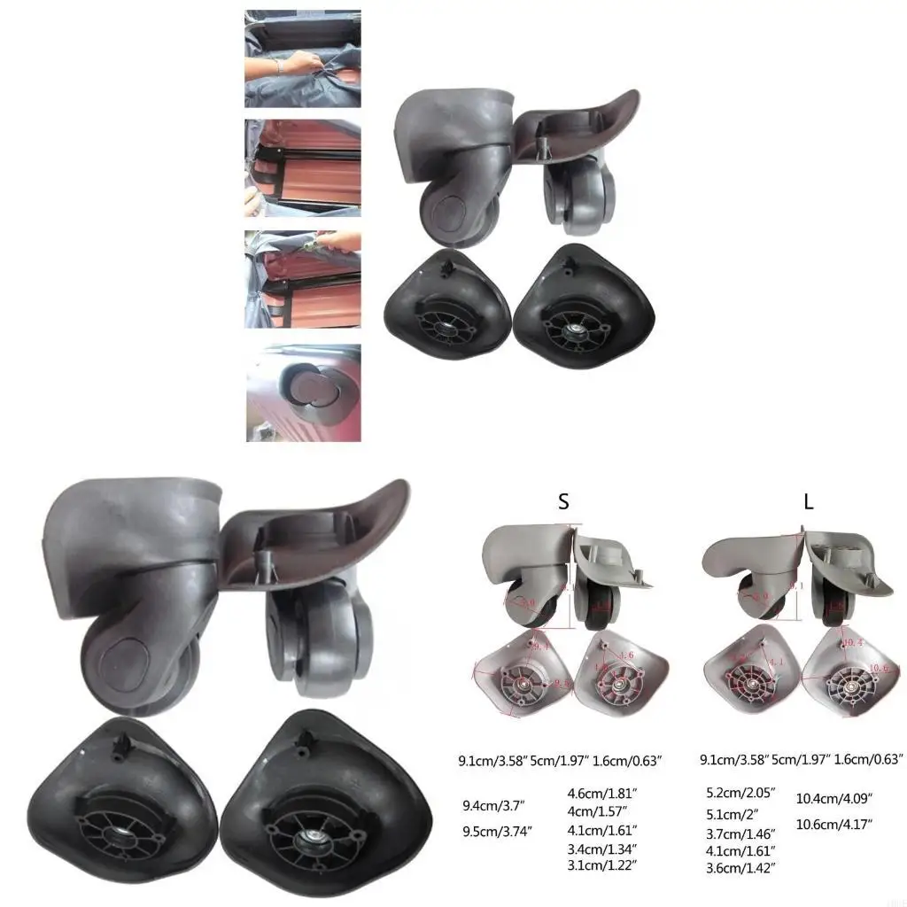 

1 pair Replacement Repair Accessories for Luggage Trolley Suitcase