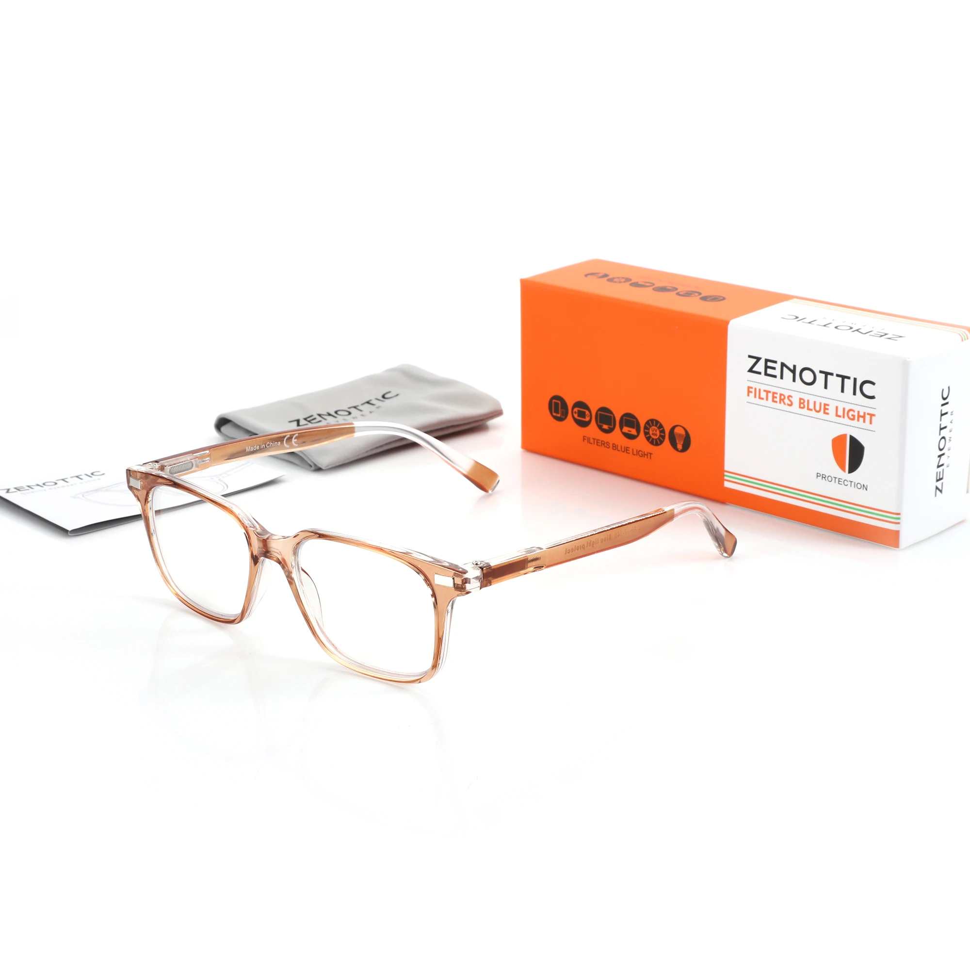 

ZENOTTIC анти-синий свет блокирующие очки оправа мужские квадратные оптические компьютерные игровые очки оправа для близорукости очки по рецепту