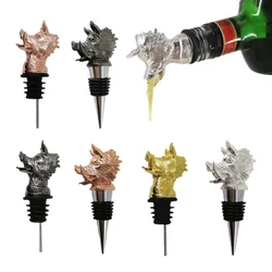 Creative Zinc Alloy Boar Head Wine Mouth Bar Family Pour Spouts Practical Bottle Stopper Art Gift