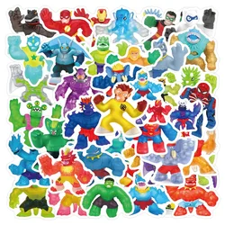 60pcs Goo Jit Zu Toy Stickers Suitcase Water Cup Stationery Mobile Phone Car Scooter Laptop Refrigerator Decorative Stickers