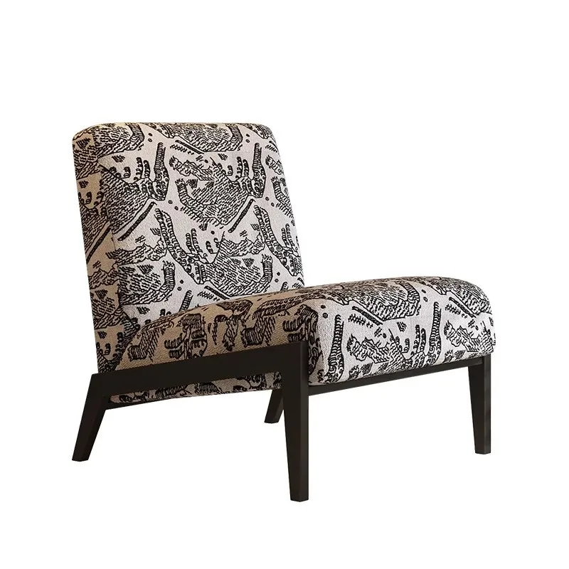 

Customizable premium French retro single sofa living room