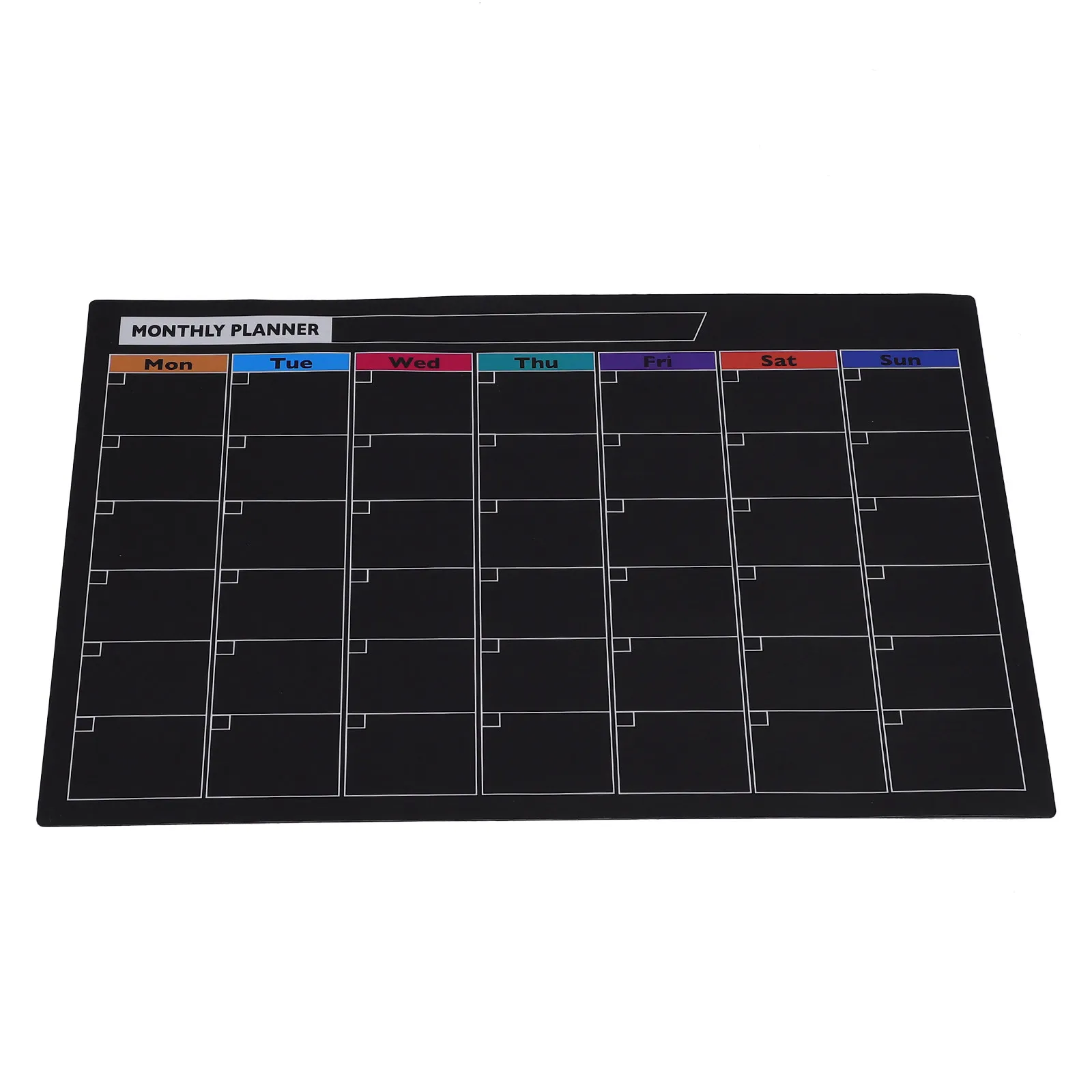 Magnetic Plan Board Erasable Monthly Planner Pet Board Fridge Message Note Schedule Reminder Calendar Plan Calendar
