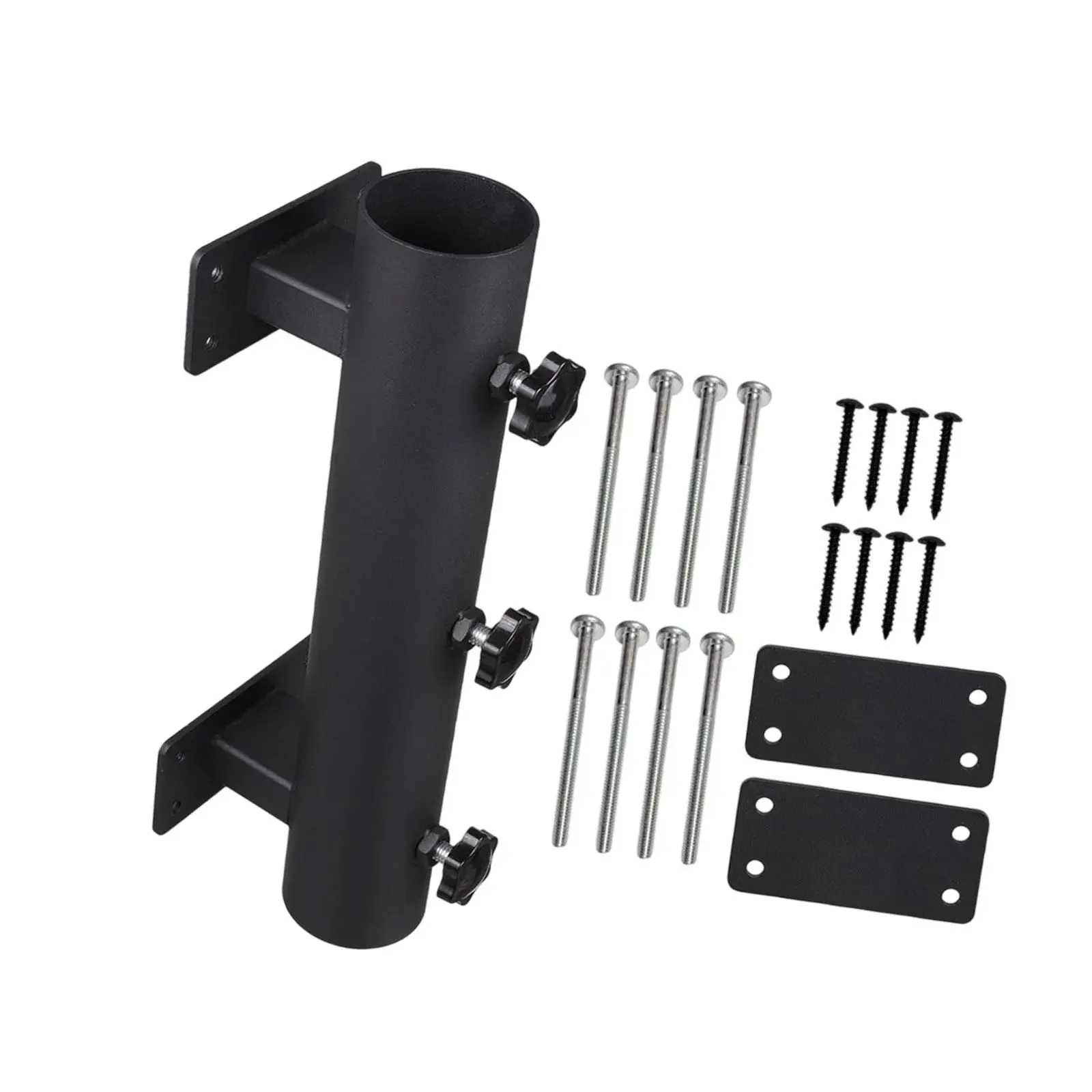 Patio Umbrella Holder Heavy Duty Fixing Clip Sturdy Metal for Deck Railing