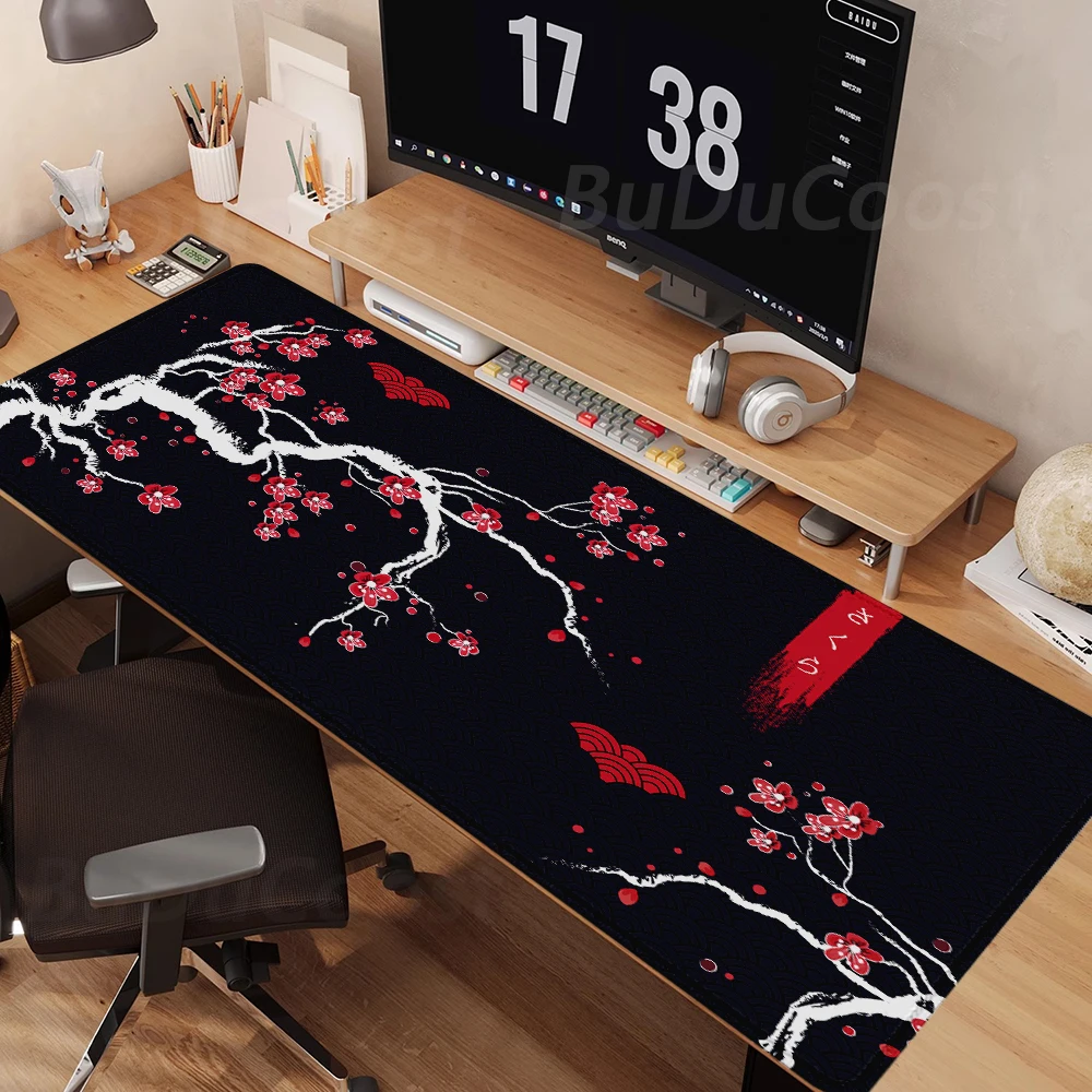 

Japanese Cherry Blossom Mouse Pad High definition printing Gamer Computer Gaming Accessories Mouse Pad Tapis De Souris Mouse Pad