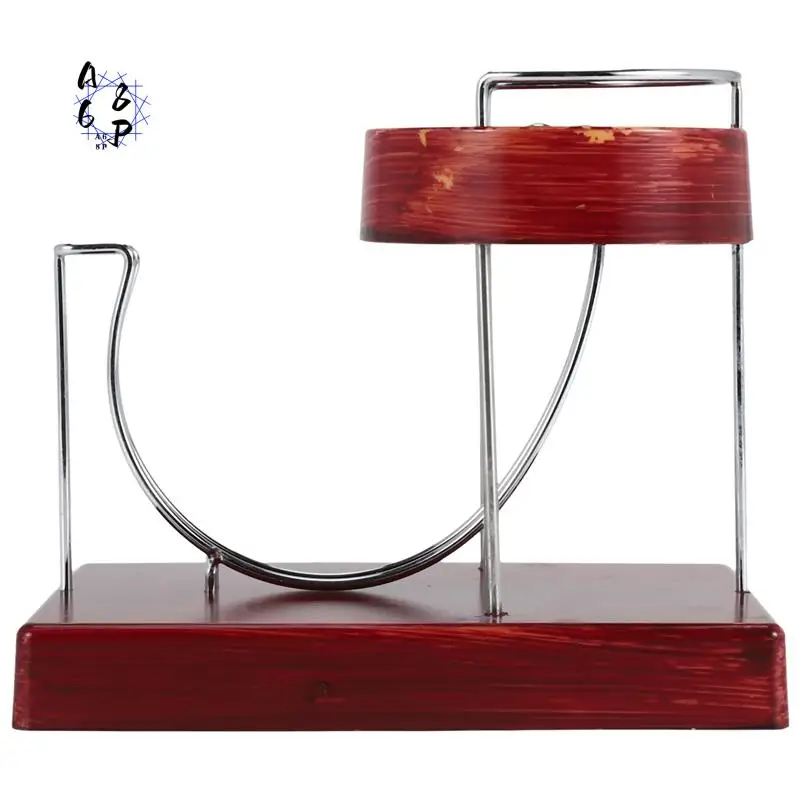 

A68P-Kinetic Art Perpetual Ornaments Metal Automatic Creative Jumping Table Toy Wood Grain