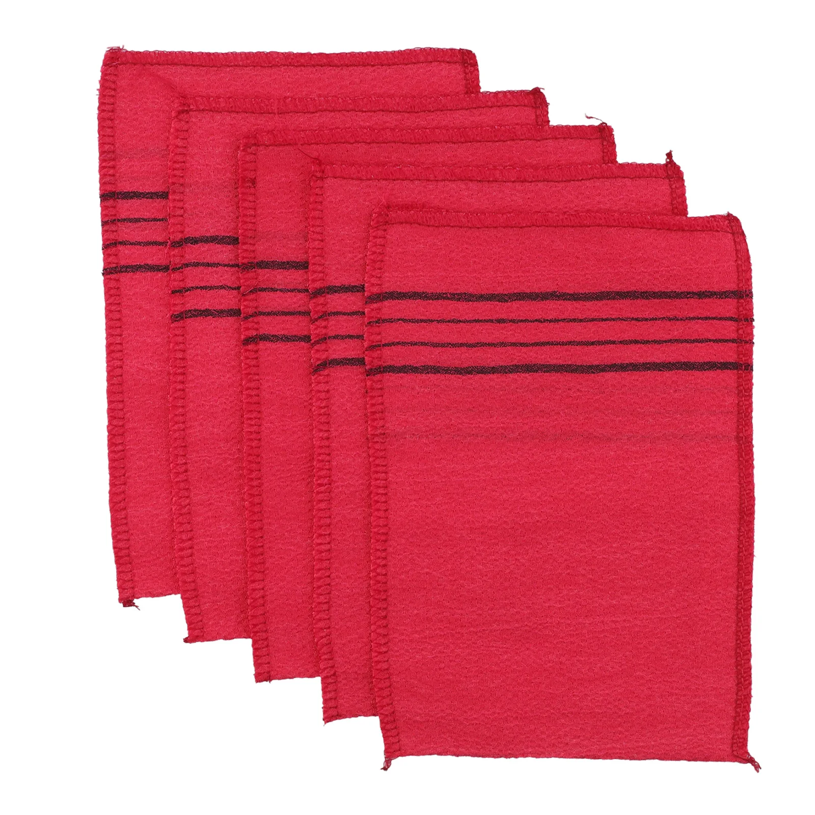 5 Pcs Korean Italy Asian Exfoliating Bath Washcloth Body Scrub Shower Soft Towel Dry Bathing Shower Soft Towels Bathing Bathrobe