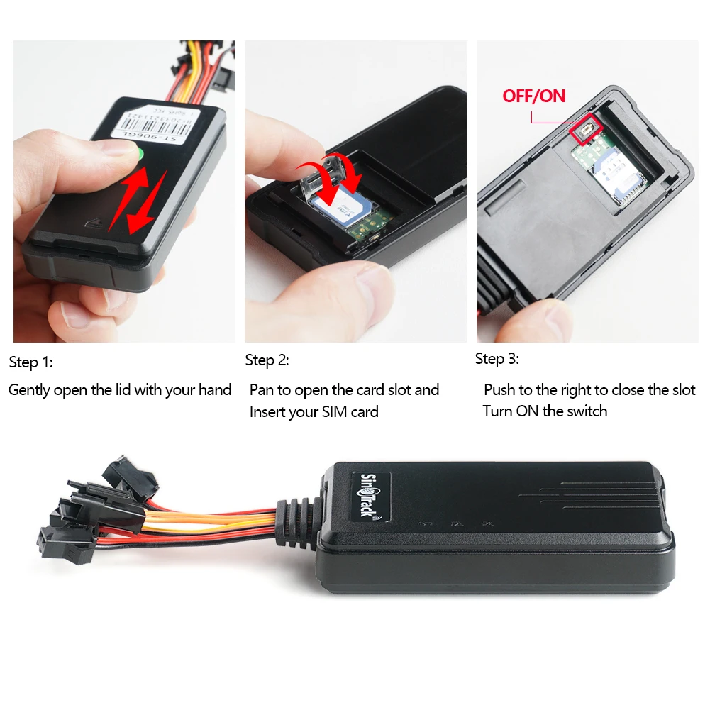 (2pcs per set)High Quality ST-906 Real Time 2g/4g GPS Tracker for Car Motorcycle/RV/truck/Van with software/APP lifetime free