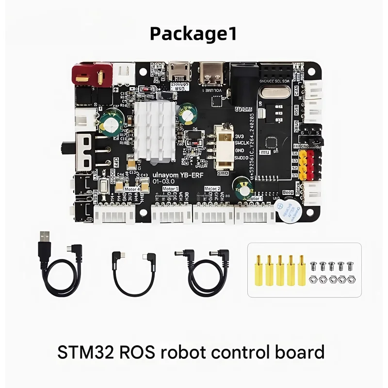 ROS Robot Expansion Board V3 STM32F103RCT6 9-Axis IMU ROS2 Raspberry Pi Jetson Robotics Driver