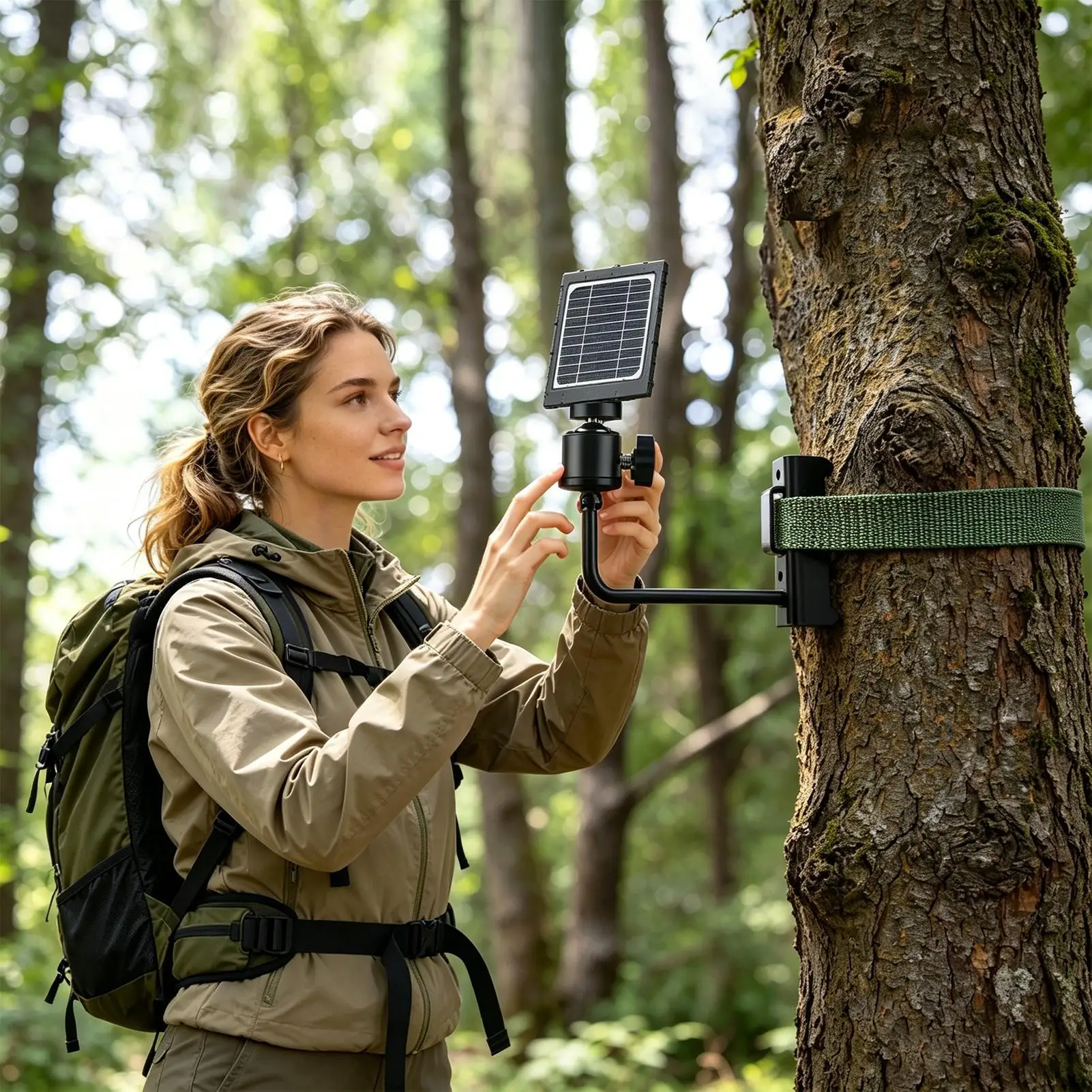 Trail Camera Mount Bracket Adjustable With 1/4 Inch Screw Trail Camera Holder For Tree For Professional Ranch Owners Farmers - view 2