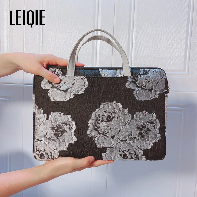2026Laptop Sleeve Bag 14 15.6 inch Handle Bag Notebook Computer Protective Case For HP Dell Macbook Ultrabook Travel Pattern