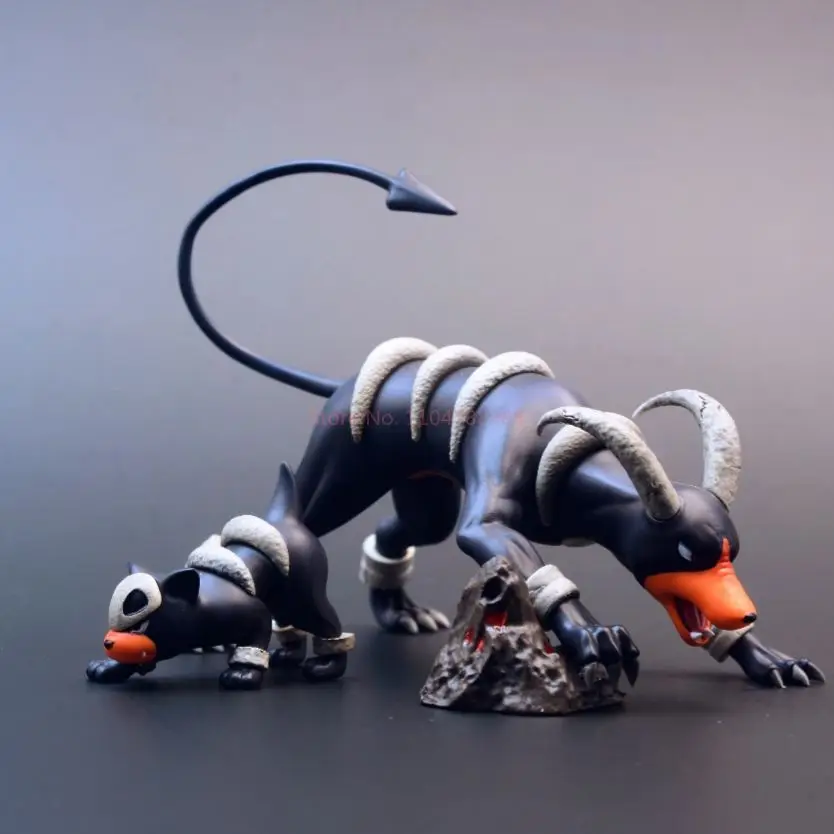 Nouvelle réplique de haute qualité série Pok é mon, groupe d'évolution Houndoom, jouets animés, modèle GK, figurines, cadeaux d'anniversaire exquis, jouet