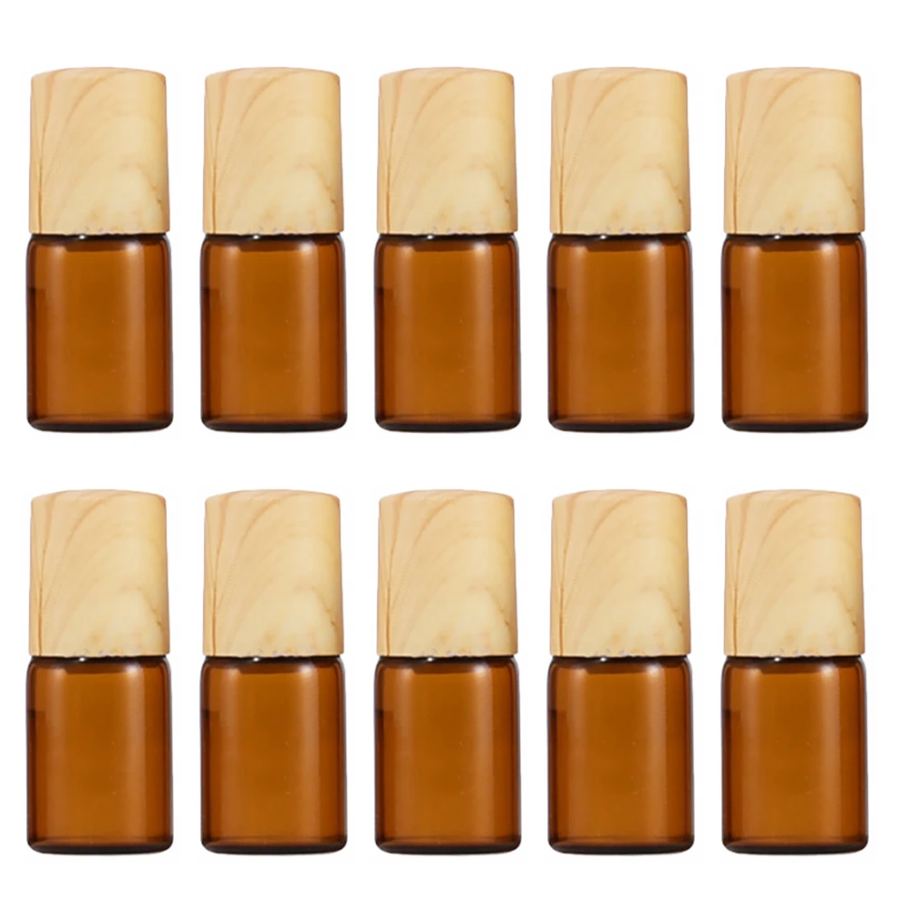 10 Uds botella de rodillo aroma aceite esencial botellas esenciales vidrio Vintage Bottiglie Flaconcini Vuoti